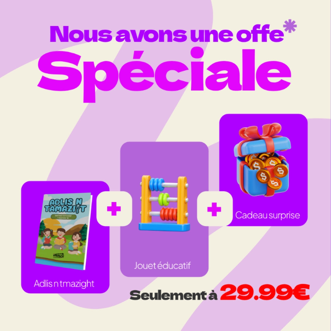 Livre de Coloriage & apprentissage de Tamaziɣt